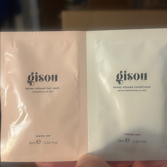 10x gisou honey infused hair wash shampoo & condition sample sets - Picture 1 of 10